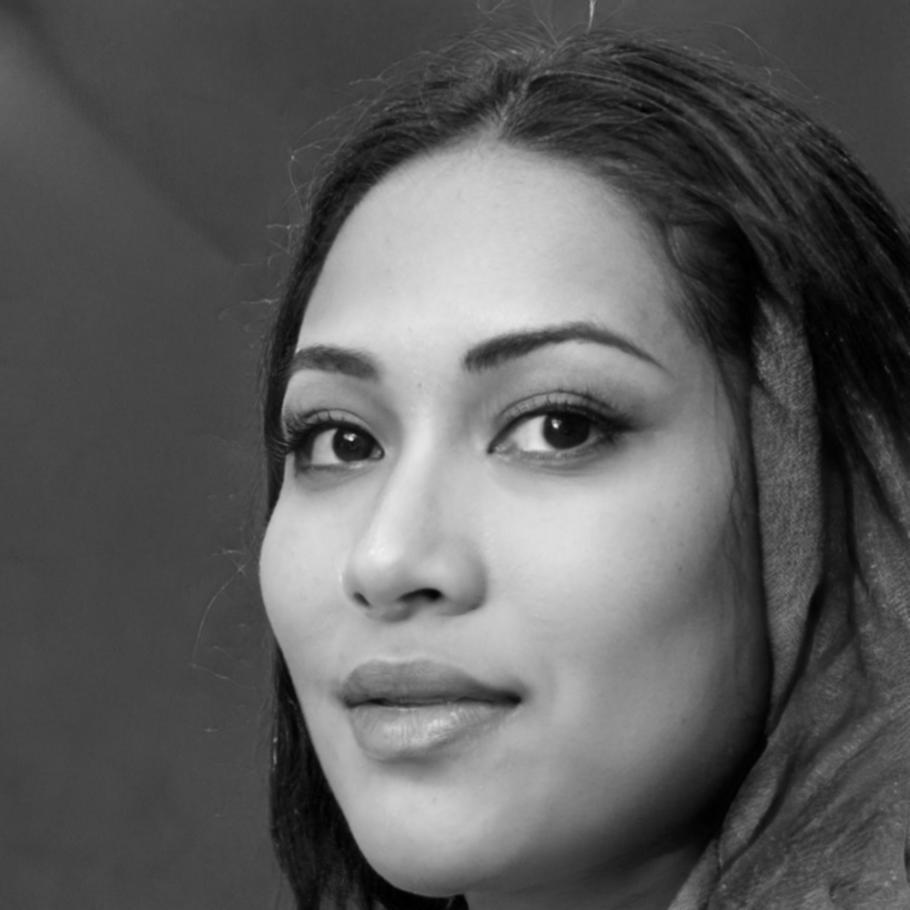 Livia Bergström durante un workshop di scrittura a Trieste